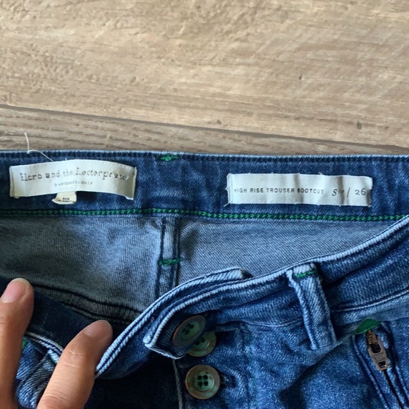 Anthropologie Pilcro High Rise Trouser Jeans - Picture 4 of 9